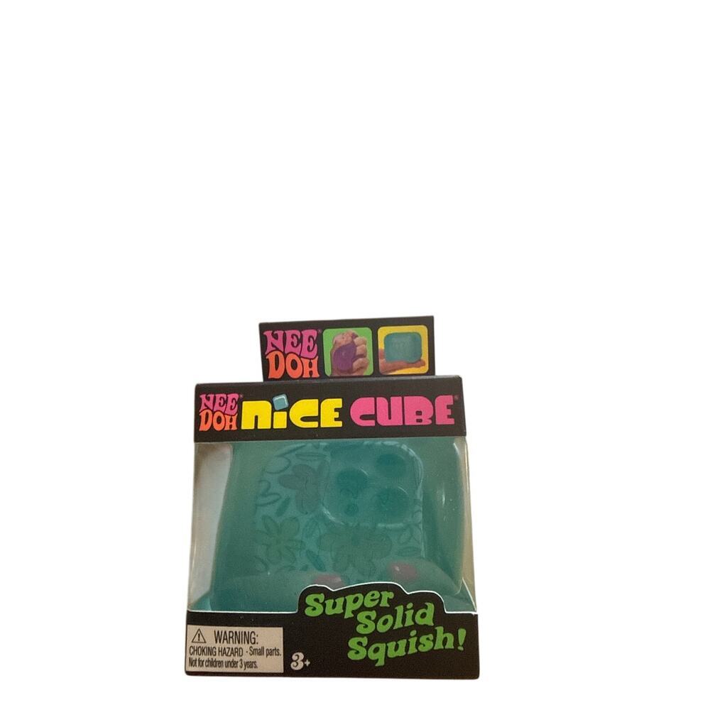 NEEDOH NICE CUBE - NEW- blue , squishy, fidget toy